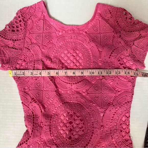 *Minor zipper issue* NWT Revolve x Superdown Vita Open Back Dress Pink | Size S - Picture 12 of 12